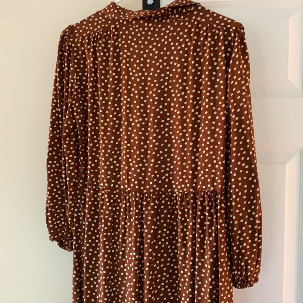 Mango polka dot midi/maxi dress - Picture 9 of 9
